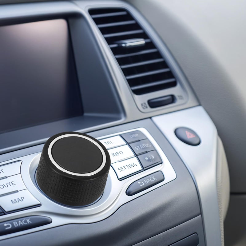 Car Radio Volume Control Knob Cover Replacement for 2007 2014 Models Black - Image 5