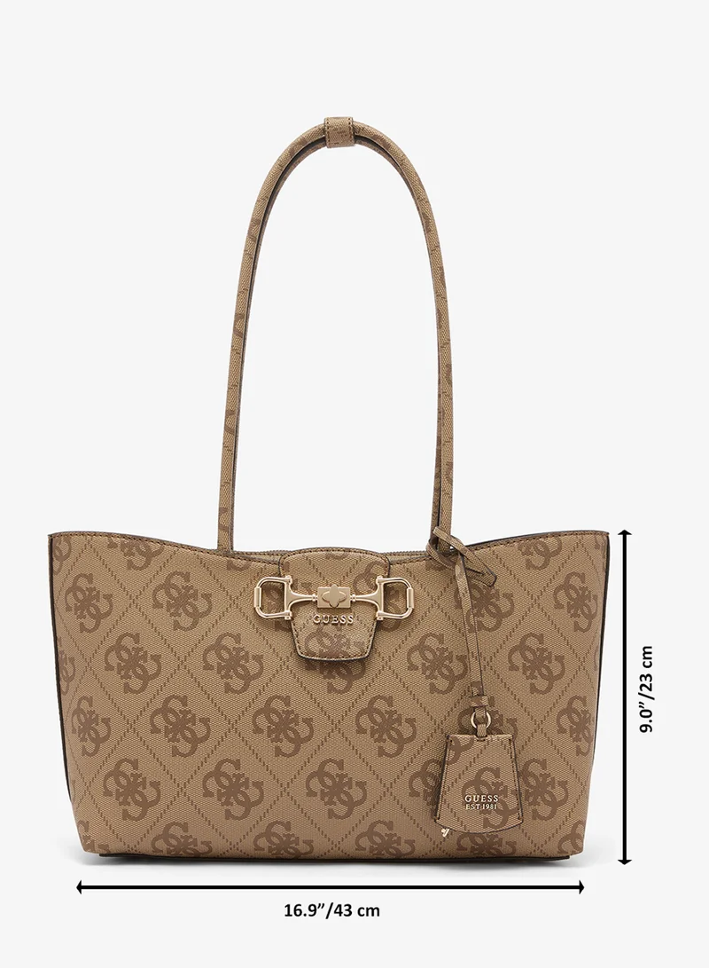 Guess  Janie Logo Girlfriend Tote Bag for Women | Best Price UAE