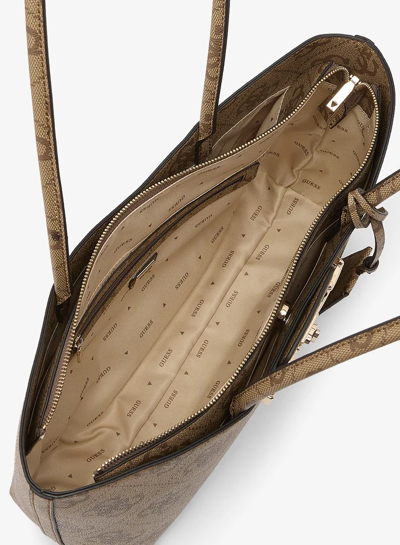 Guess  Janie Logo Girlfriend Tote Bag for Women | Best Price UAE