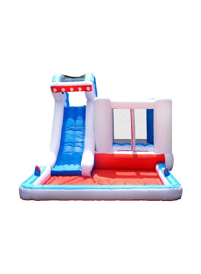 JSAITOYS Home Use Kids Shark Inflatable Bounce Water Slide Jumping House - Image 2