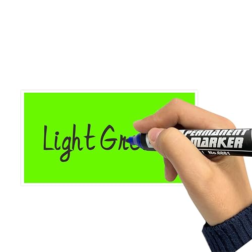 PARLAIM 3 X 5 Inch Rectangle Adhesive Color Coding Stickers,Square Inventory Stickers -250 Per Dispenser Box (Fluorescent Green) - Image 3