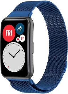 Rubik Magnetic Mesh Band Compatible with Huawei Watch Fit, Lightweight Quick Release Premium Woven Metal Wristband Strap Magnetic Replacement Watch Band (midnight blue) - pzsku/Z18FE8779FC0FFF095BDDZ/45/_/1716809372/9f16b9db-cfc5-4f6e-a4a4-32f6f6ebf25d