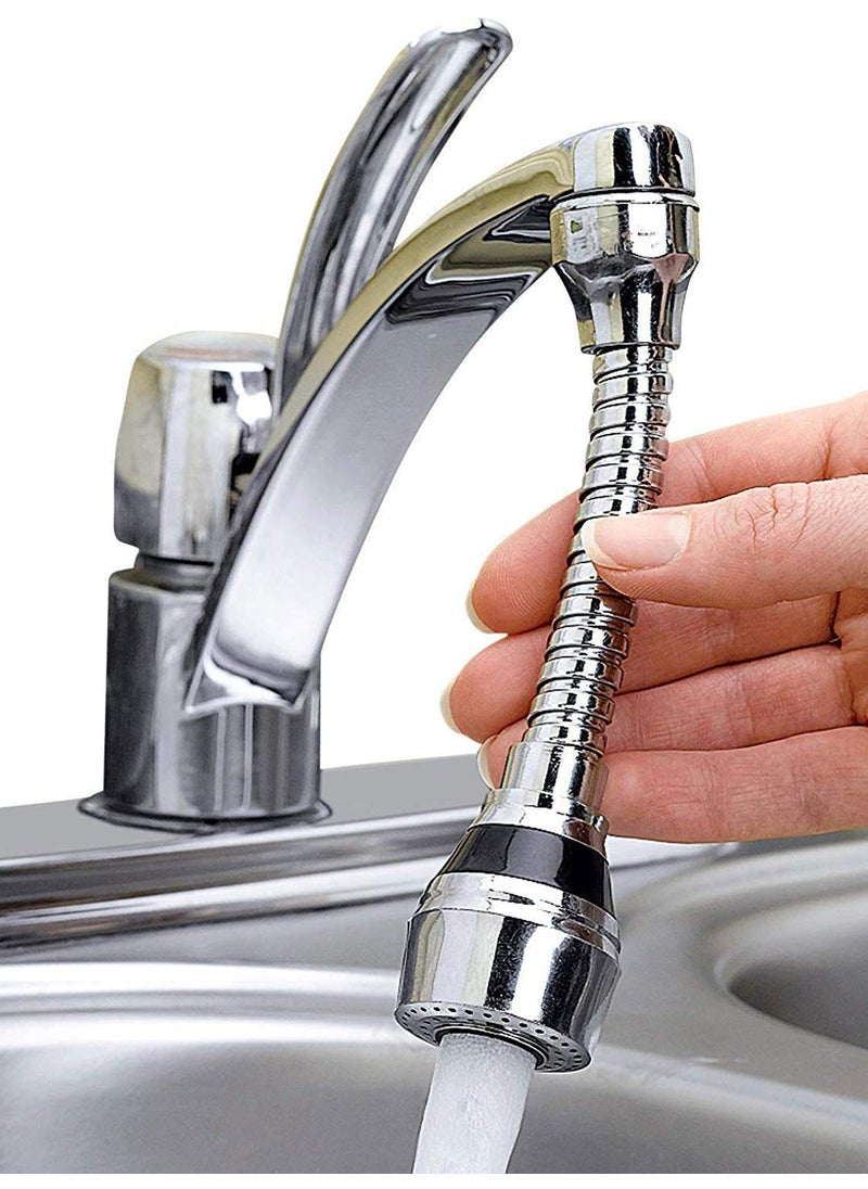 Gopinath Autolink Gopinath Autolink Bubbler Saving Water Faucet Stainless Steel tap Extension Filter Shower Head Nozzle Adapter Silver Chrome Finish  - Image 2