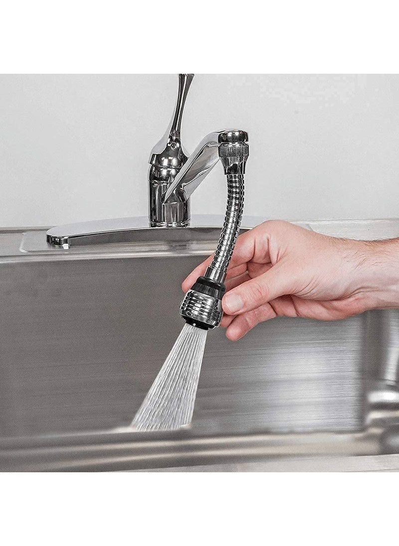 Gopinath Autolink Gopinath Autolink Bubbler Saving Water Faucet Stainless Steel tap Extension Filter Shower Head Nozzle Adapter Silver Chrome Finish  - Image 3