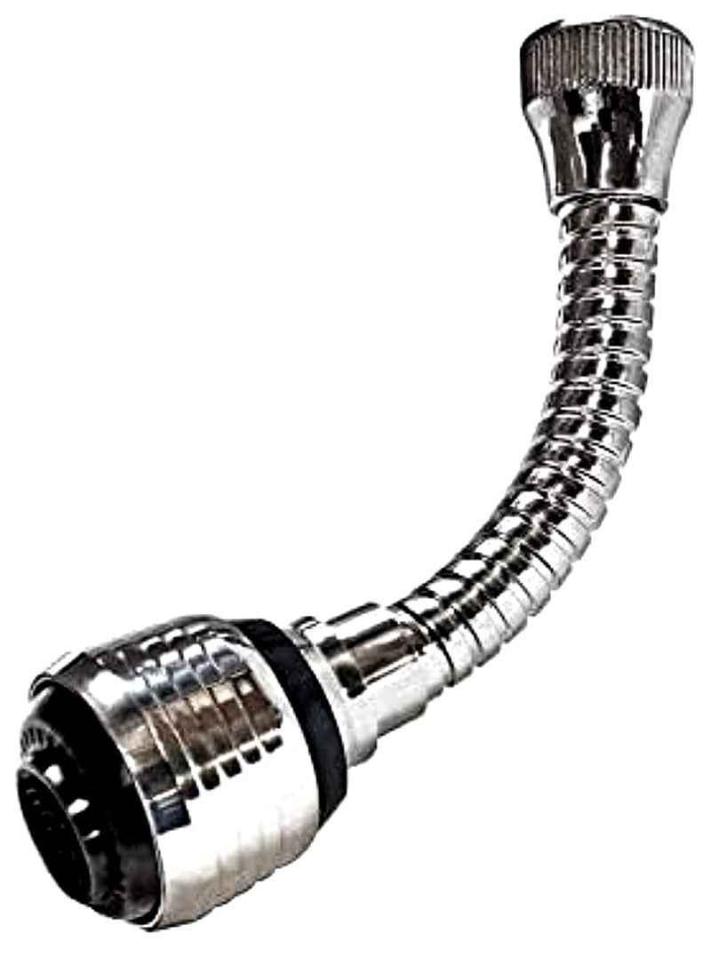 Gopinath Autolink Gopinath Autolink Bubbler Saving Water Faucet Stainless Steel tap Extension Filter Shower Head Nozzle Adapter Silver Chrome Finish  - Image 1
