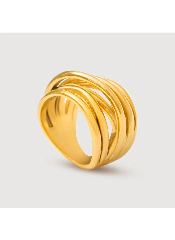 noya 18K Gold Plated Noor Essential Ring