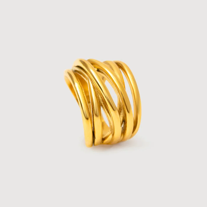 noya 18K Gold Plated Noor Essential Ring
