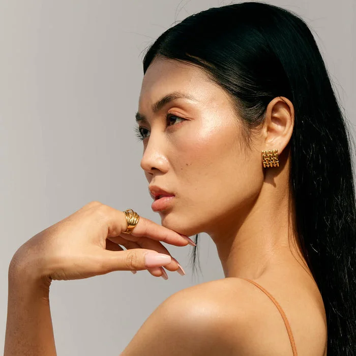 noya 18K Gold Plated Noor Essential Ring