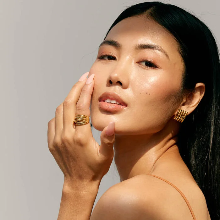 noya 18K Gold Plated Noor Essential Ring
