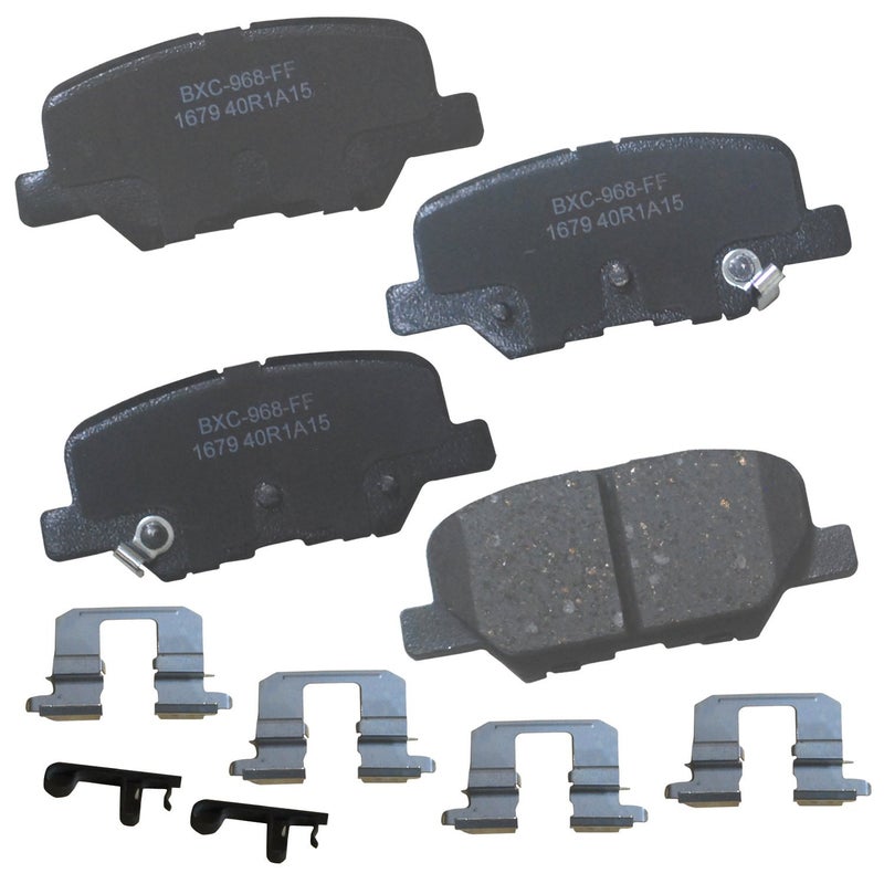 Bendix Premium SBC1679 Ceramic Rear Brake Pads for Mazda 3 2018-2014  3 Sport 2016-2014  6 2015-2014  Mitsubishi ASX 2015-2013  Outlander 2018-2014  Outlander Sport 2023-2013  RVR 2023-2013 - Image 1