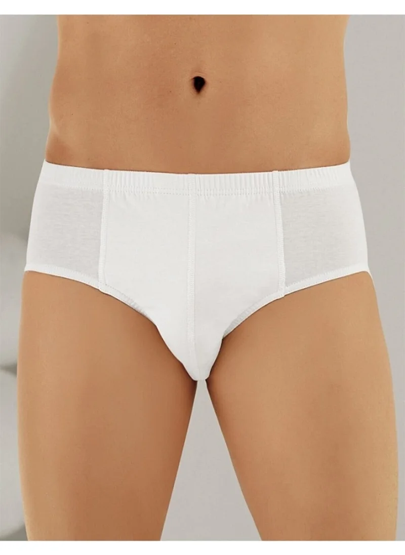 Arma Yıldız Men's White Combed Cotton Briefs 100% Cotton