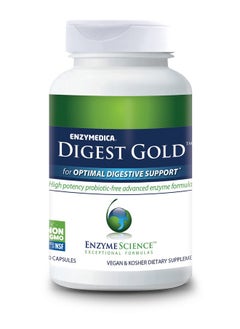 Enzyme Science Enzyme Science Digest Gold, 240 Capsules - Maximum Strength Vegan Enzyme Supplement for Better Digestion with Amylase, Lipase and Protease  - Image 1