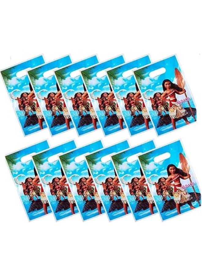 Generic 20pcs Cartoon Moana Pattern Birthday Party Supplies, Cartoon Candy Bags, Tote Bags, Kids Gift Bags, Adult Birthday Party Decorations  - Image 2