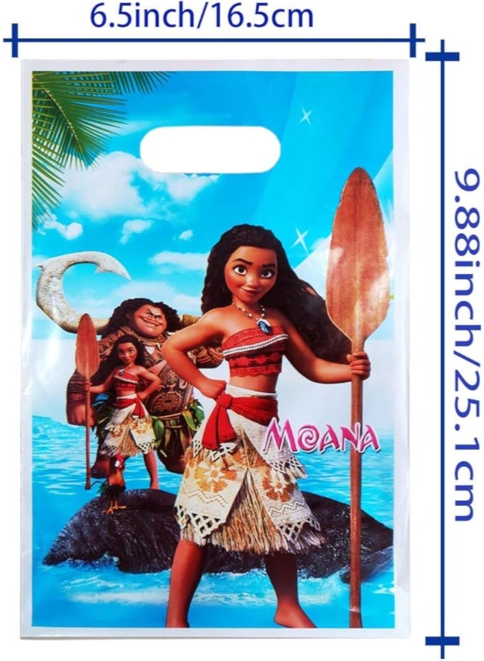 Generic 20pcs Cartoon Moana Pattern Birthday Party Supplies, Cartoon Candy Bags, Tote Bags, Kids Gift Bags, Adult Birthday Party Decorations  - Image 4