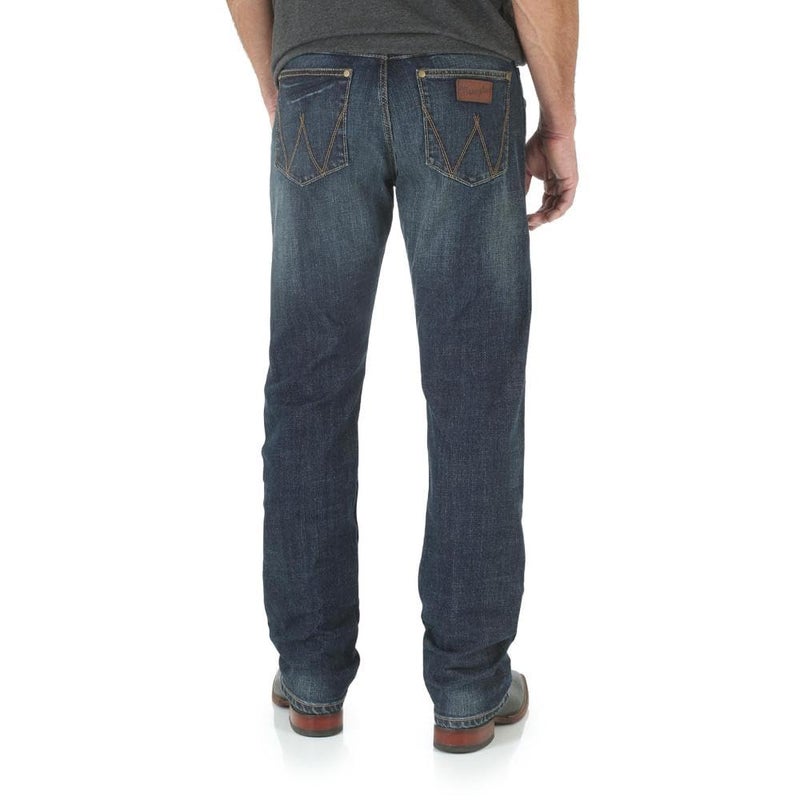 Wrangler Retro Slim Blue Jeans by Wrangler - Image 1