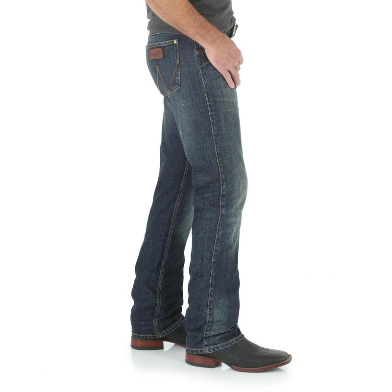 Wrangler Retro Slim Blue Jeans by Wrangler - Image 3