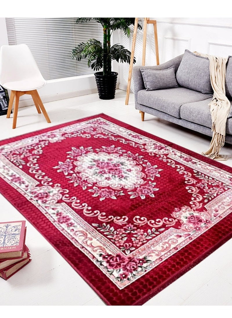 Stargold - Portable Premium Carpet, High-Quality Premium Polyester Fabric, Foldable, Floral Design With Multiple Colors, Daily Use And Travel 200x300cm - Image 1