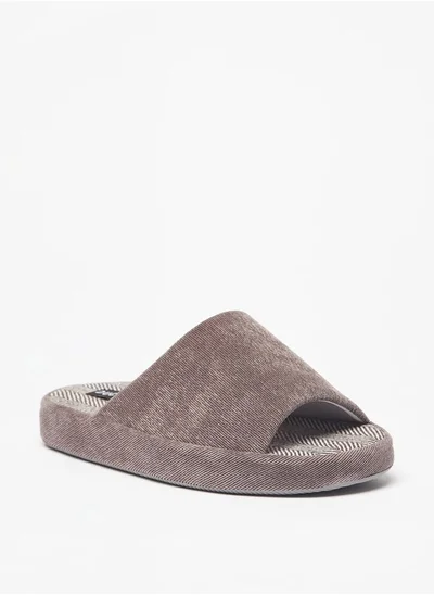 دوتشيني Men's Textured Bedroom Slippers