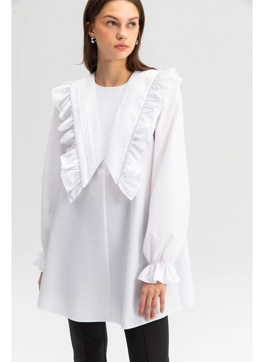 Touche Long Collar Tunic