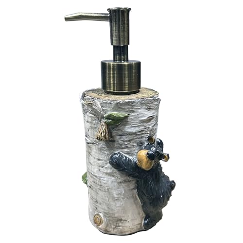 WD Willie Black Bear Liquid Soap Dispenser 7