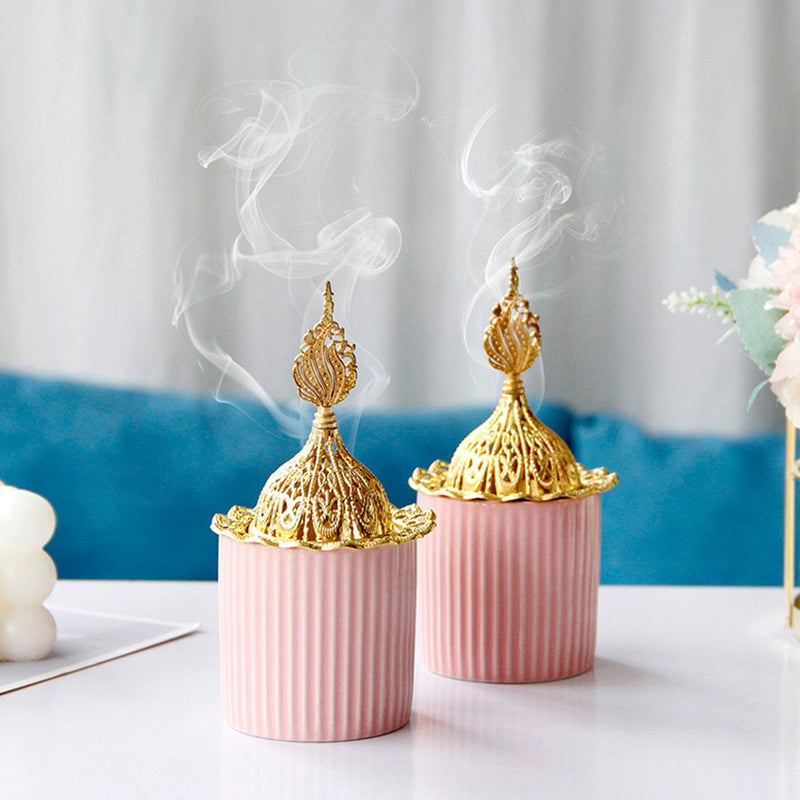 Ceramic Incense Burner Tabletop Censer Stove Incense Cone Burner Middle East Incense Burner - Image 5