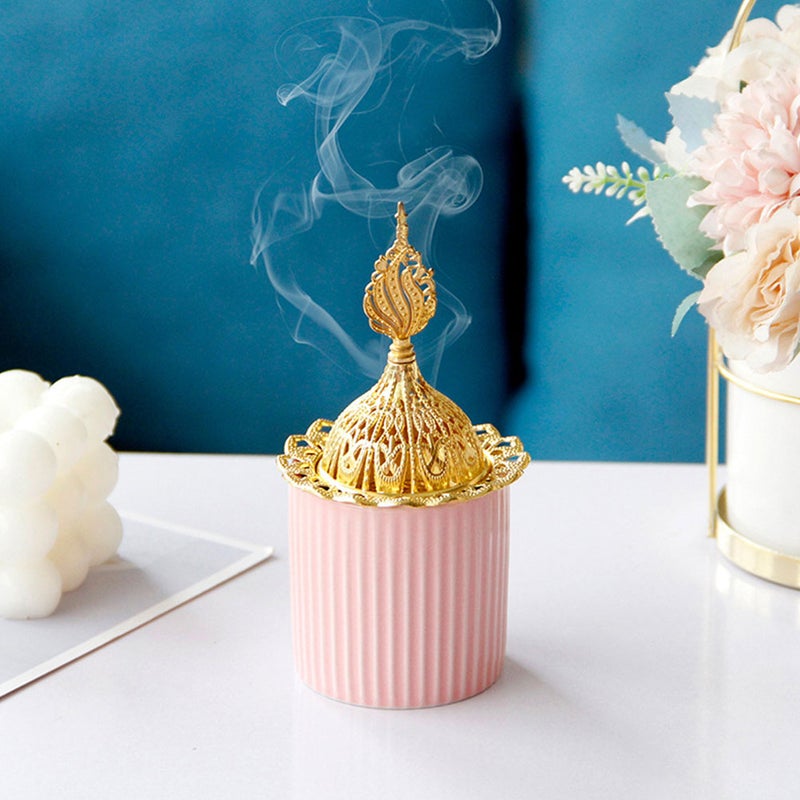 Ceramic Incense Burner Tabletop Censer Stove Incense Cone Burner Middle East Incense Burner - Image 1