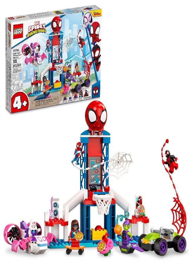 LEGO LEGO Marvel Spider-Man Webquarters Hangout, 10784Spidey And His ...