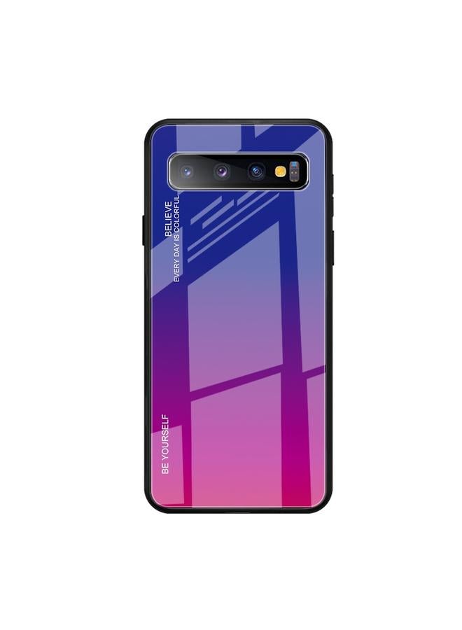 S-TOP Case For Galaxy S10 5G Gradient Color Glass Case - Image 2
