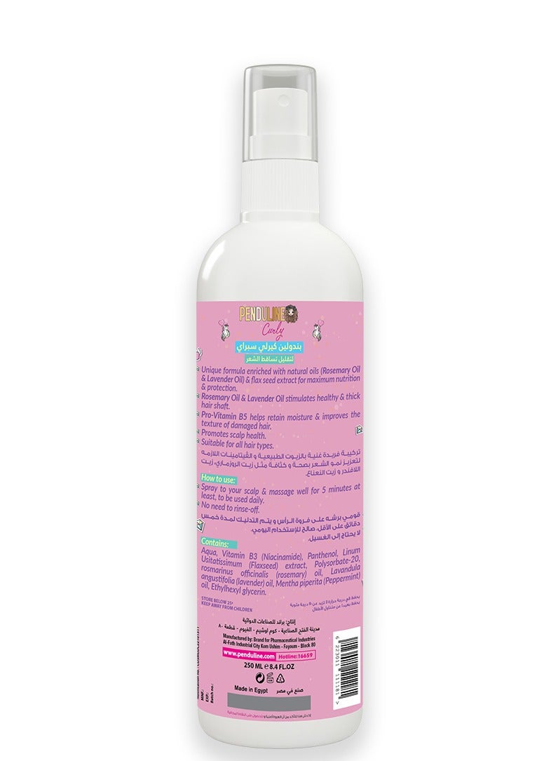 Penduline Curly Hair Growth Stimulator | Anti-Hair Loss Spray | 250 Ml - Image 2