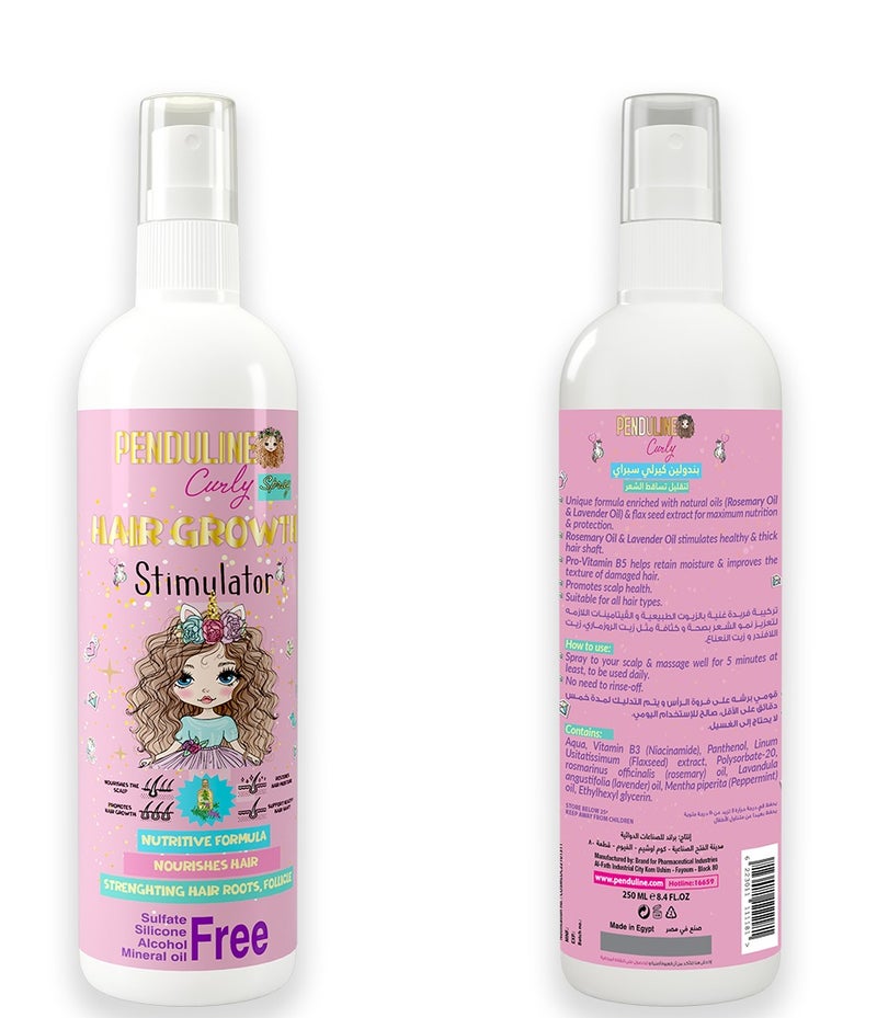 Penduline Curly Hair Growth Stimulator | Anti-Hair Loss Spray | 250 Ml - Image 3
