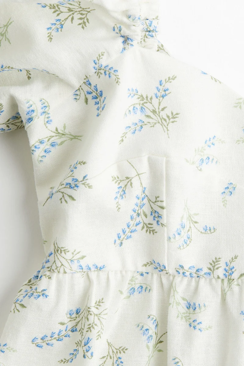 H&M Puff-sleeved dress