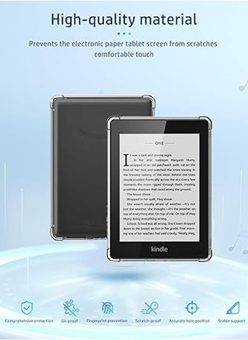 General - Compatible with All-New Kindle Paperwhite (12th Generation) 7 inch 2024 Case Cover, Transparent Case, Soft TPU, Drop-Resistant, Anti-Scratch - Image 1