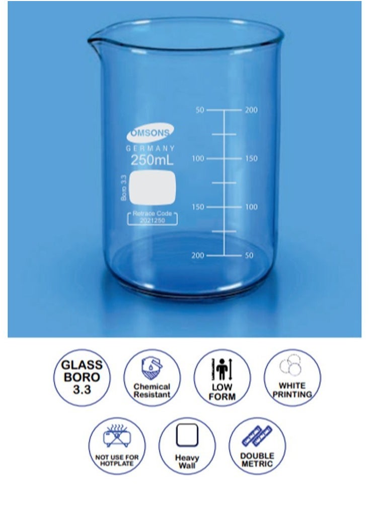 OMSONS Beakers Low Form with Spout(PACK)  - Image 2