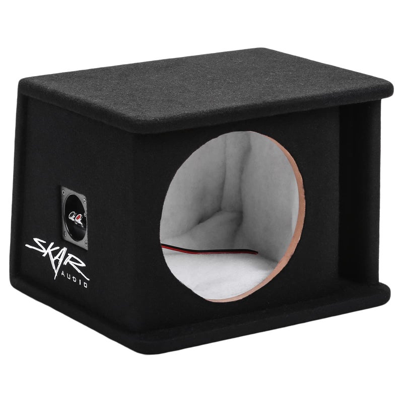 Skar Audio SK1X10V Single 10" Universal Fit Ported Subwoofer Enclosure - Image 1