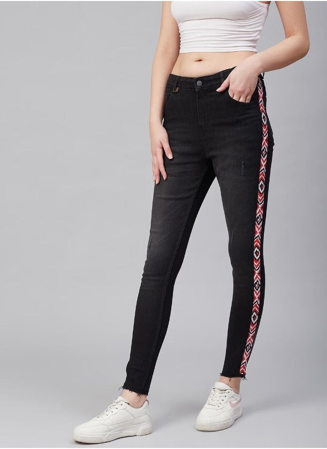 Hubberholme Black Jeans For Women  - Image 3