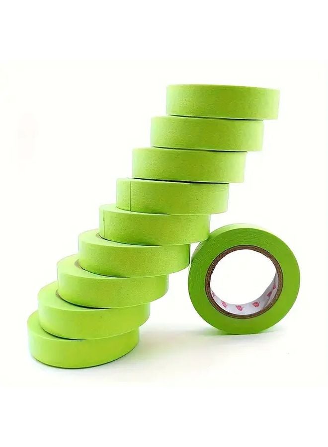 5pcs Multi Surface Paint and Paper Tape 2cm x 65ft Green Protects Surfaces Removes Easily - Image 3