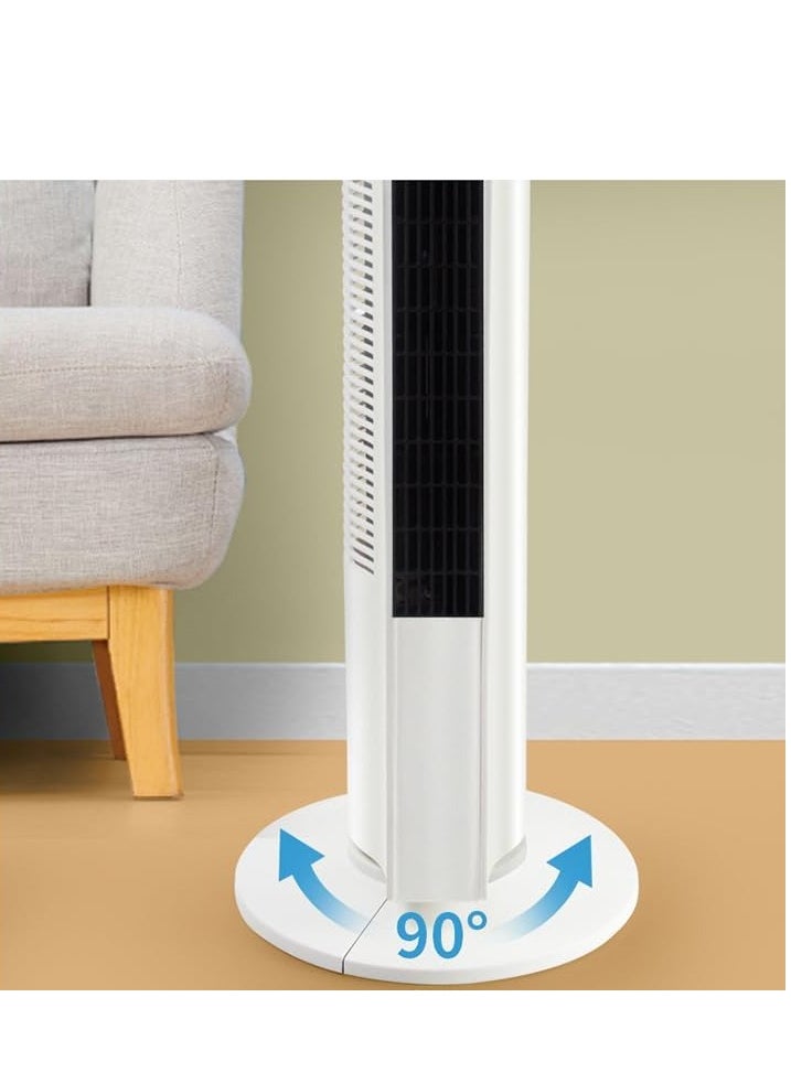 Generic - Tower Fan Negative Ion Air Cooler, 3 Wind modes, Three Dimensional Angle Air Flow, 24 Hours Timer Suitable for Home or Office, 90°Oscillating Fans for Indoors - Image 1