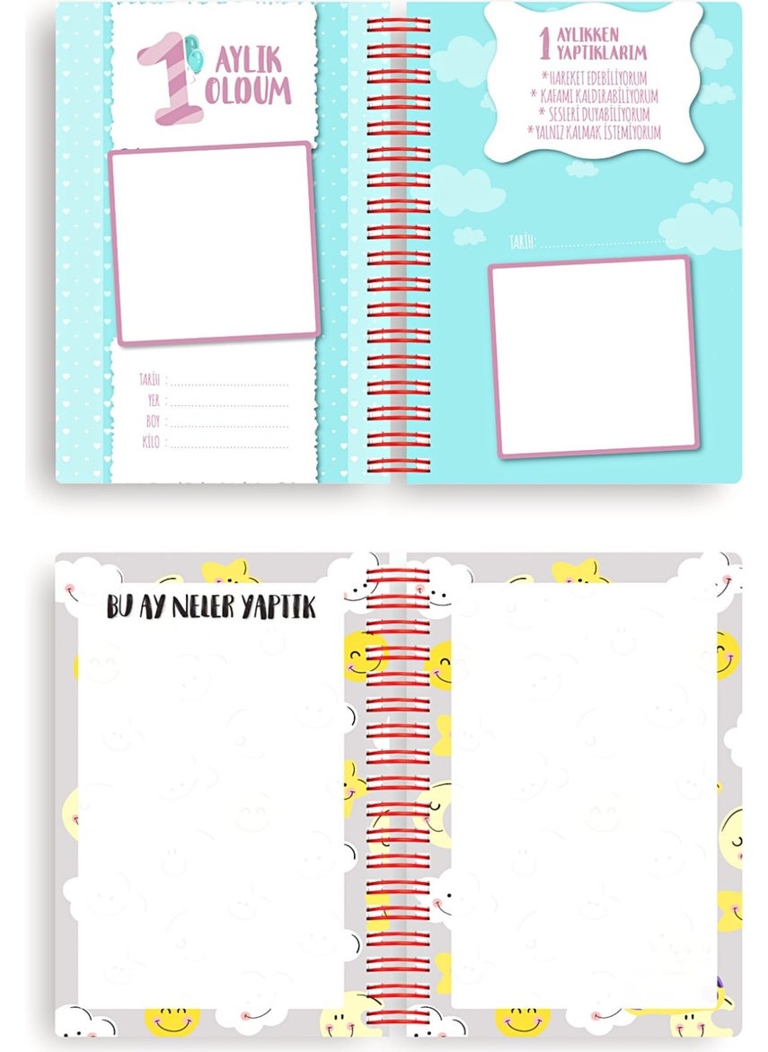 Baby Memory Book and Maternity Album Blue