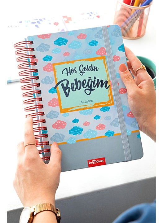 Baby Memory Book and Maternity Album Blue