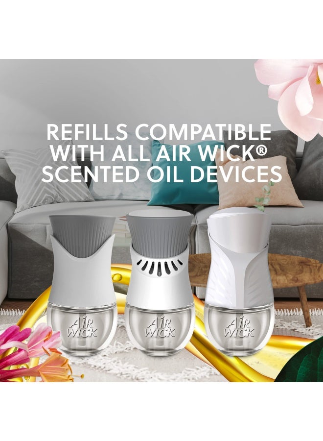 Air Wick عبوة إعادة تعبئة الزيوت العطرية من Plug In، 5 عبوات، زيوت عطرية معطرة للهواء من Summer Delights - Image 4