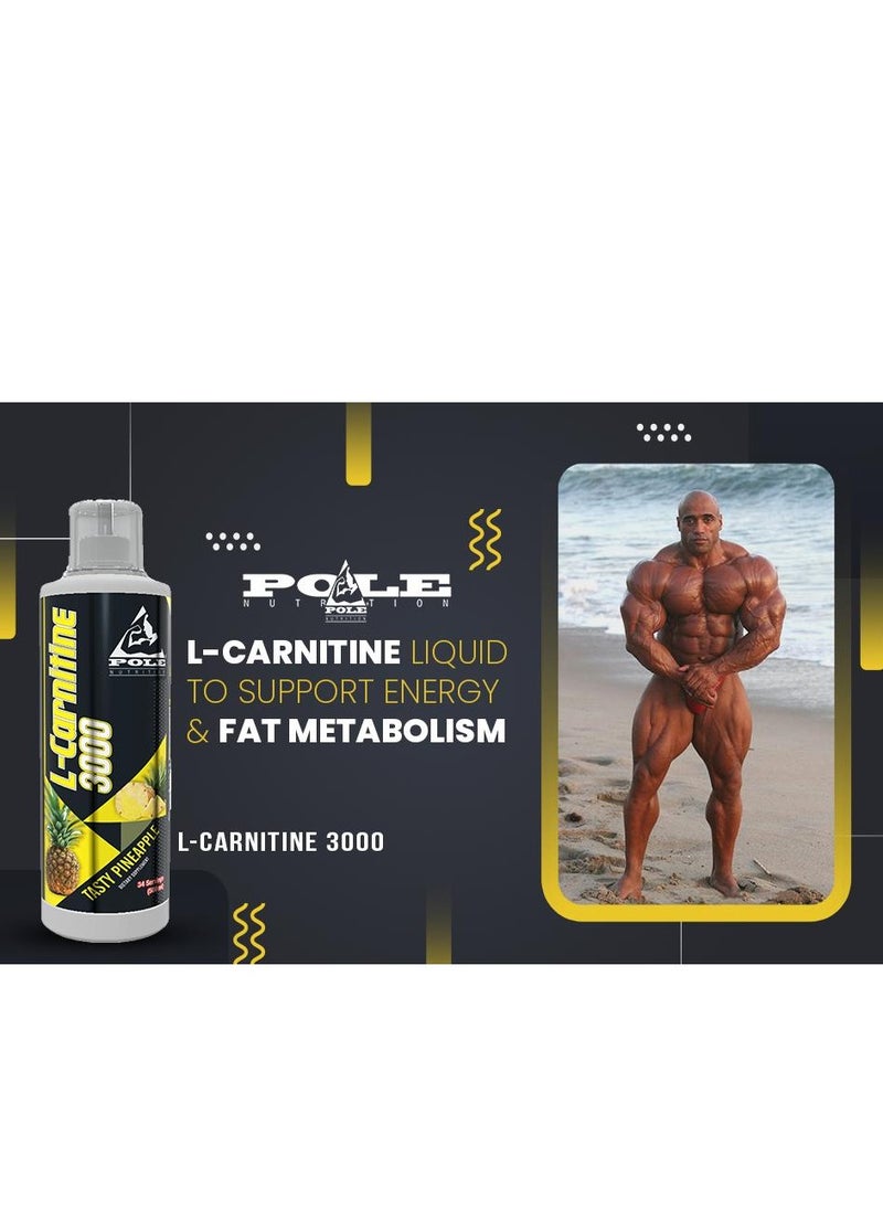 POLE NUTRITION - L-Carnitine 3000 Orange Blast - 34 Servings - Image 1