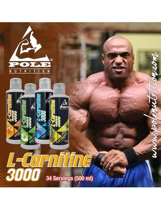POLE NUTRITION - L-Carnitine 3000 Orange Blast - 34 Servings - Image 1