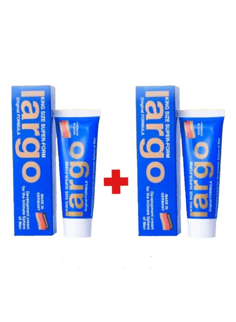 lara Crema alemana original para hombre, dos paquetes.