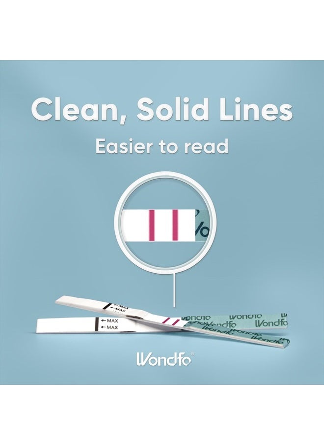 Wondfo - Ovulation Test Strips - Women Fertility Tracking and Pregnancy Planning with Cycle-Detecting LH Surge - Highly Sensitive and Fast Result at Home Kit (50 Count) - Image 1