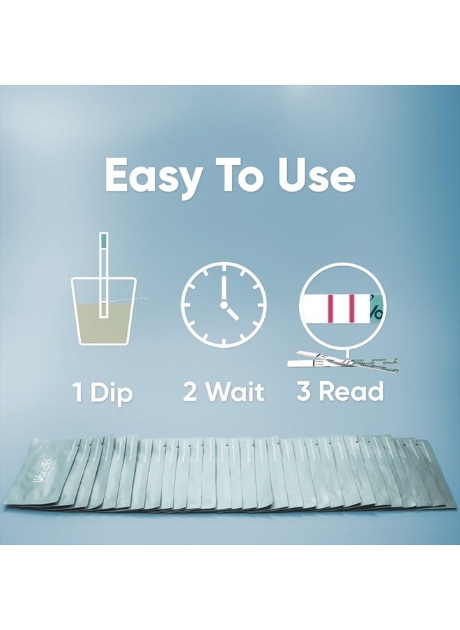 Wondfo - Ovulation Test Strips - Women Fertility Tracking and Pregnancy Planning with Cycle-Detecting LH Surge - Highly Sensitive and Fast Result at Home Kit (50 Count) - Image 1