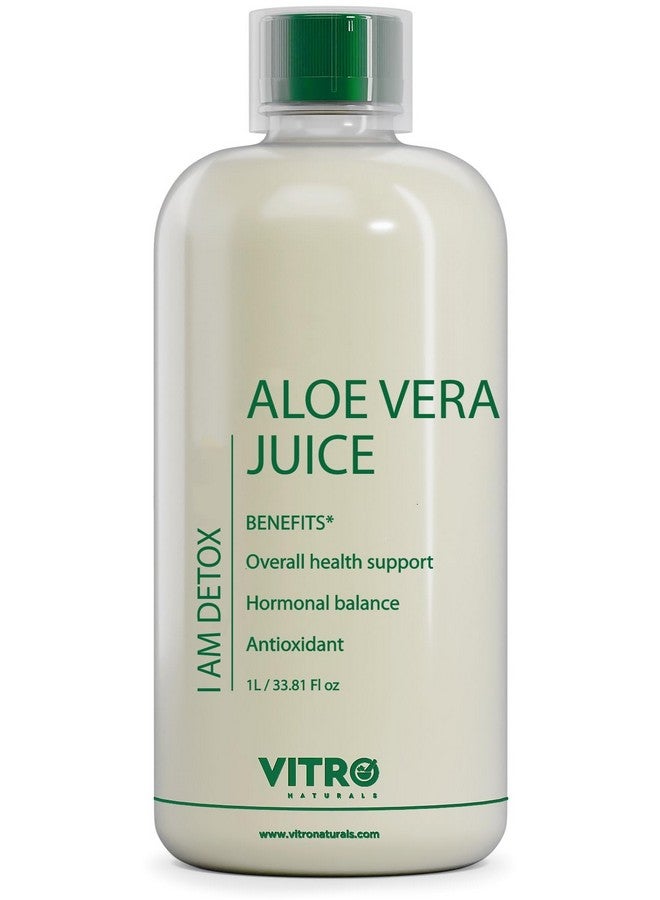 VITRO Aloe Vera Juice | Hydrates, Moisturizes | Detoxifies | Improves Skin And Hair Health | Weight Management (1Ltr) - Image 1