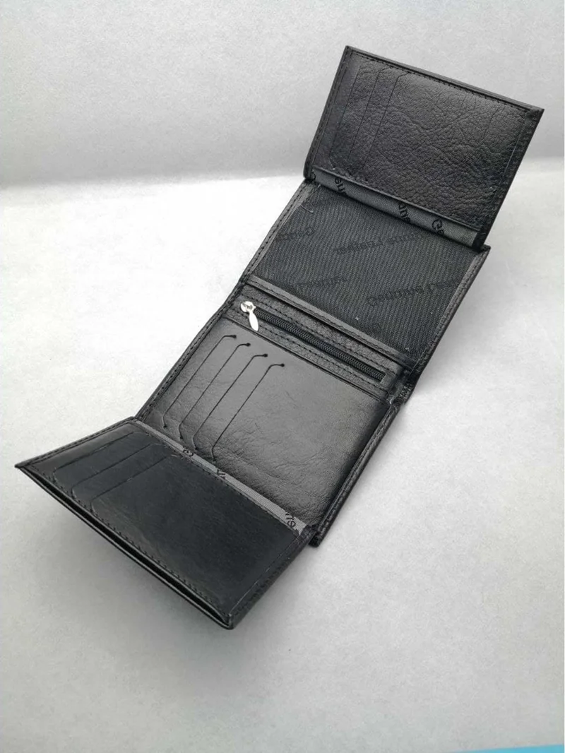 Mkm Black Men's Leather Wallet