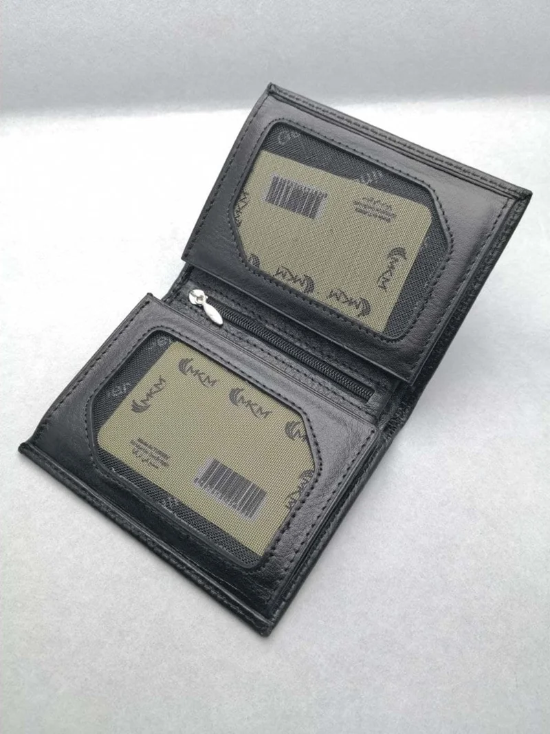 Mkm Black Men's Leather Wallet