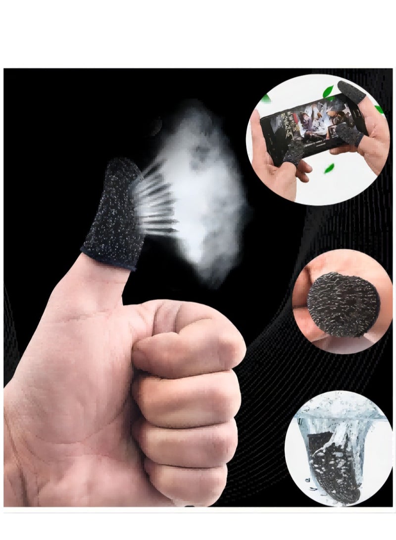 Mobile Game Finger Gloves Black/Blue - Image 4