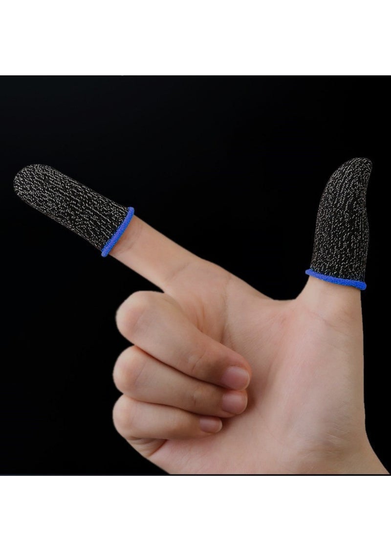 Mobile Game Finger Gloves Black/Blue - Image 3